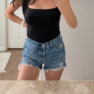 Levi's Premium 501 Original Fit High-Rise Shorts